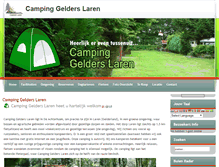 Tablet Screenshot of campinggelderslaren.nl